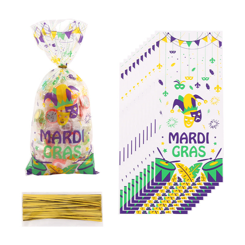 Wholesale Carnival Party Clown Print Candy Wrapper Bag